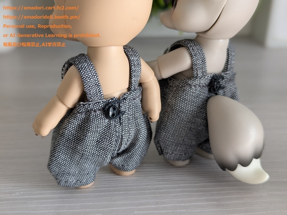 サロペット(グレー系)