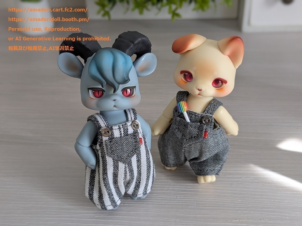 サロペット(グレー系)