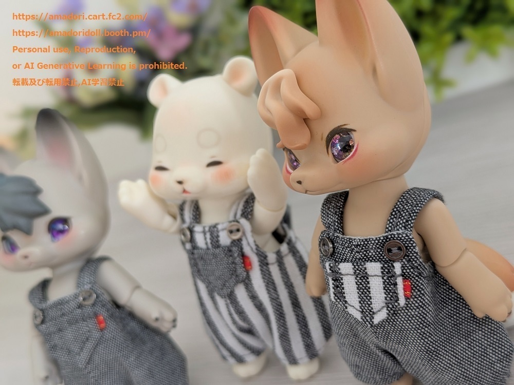 サロペット(グレー系)