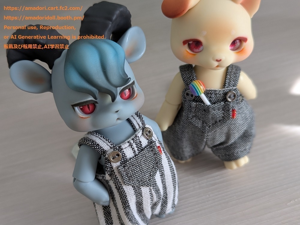 サロペット(グレー系)