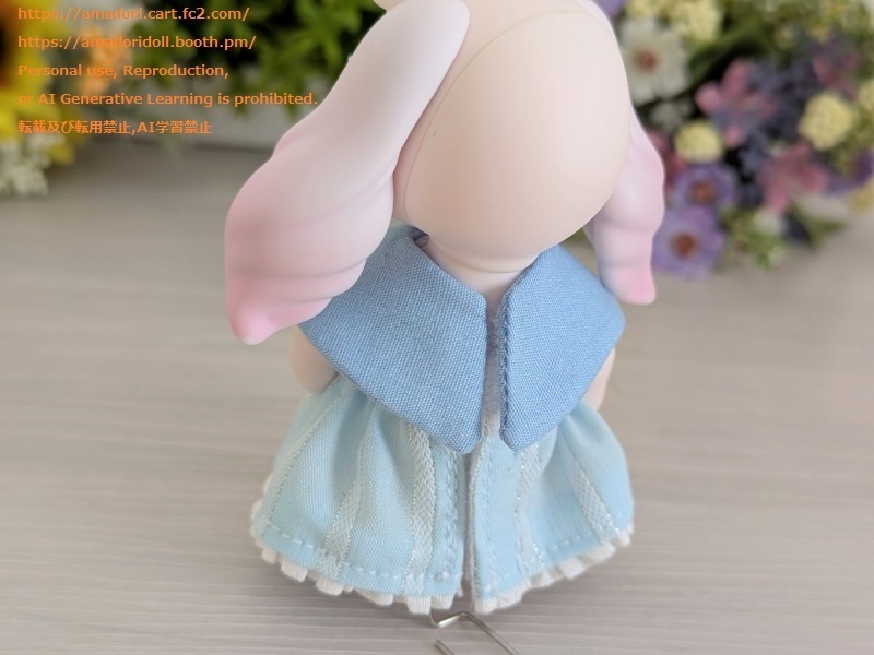 ケープ付きエプロンワンピ