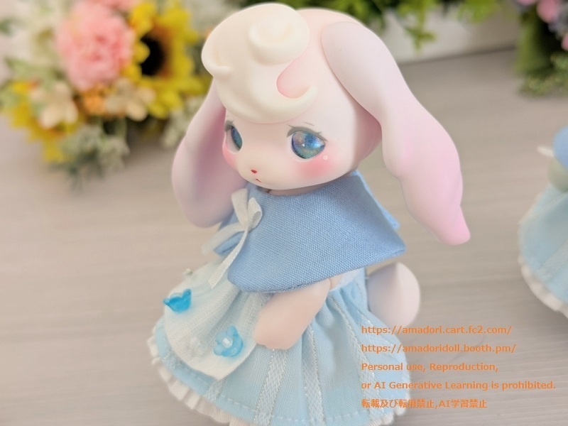 ケープ付きエプロンワンピ