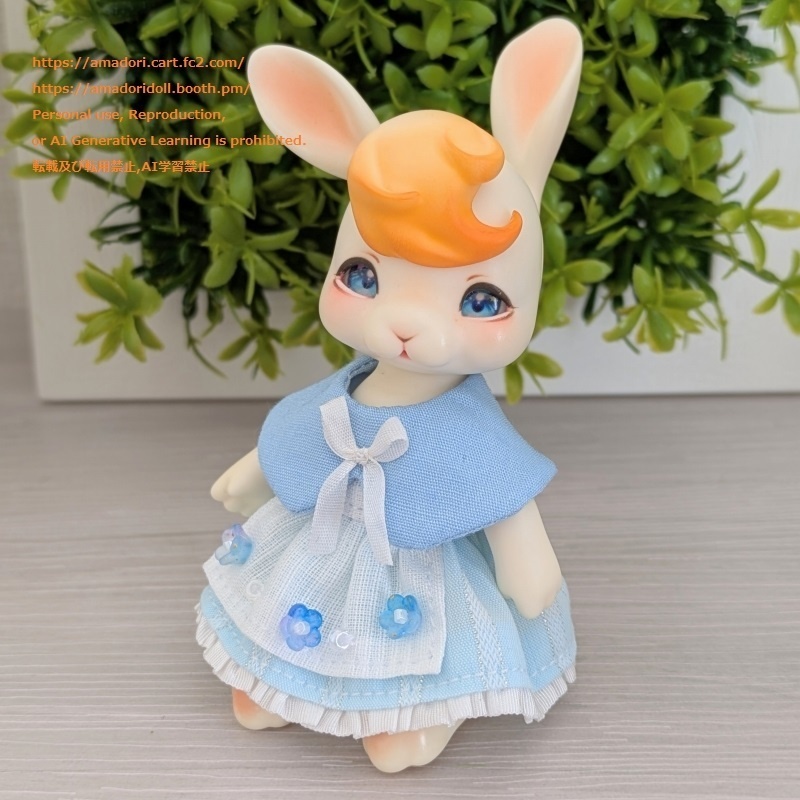 ケープ付きエプロンワンピ