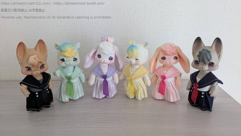 セーラーカラーのオールインワン