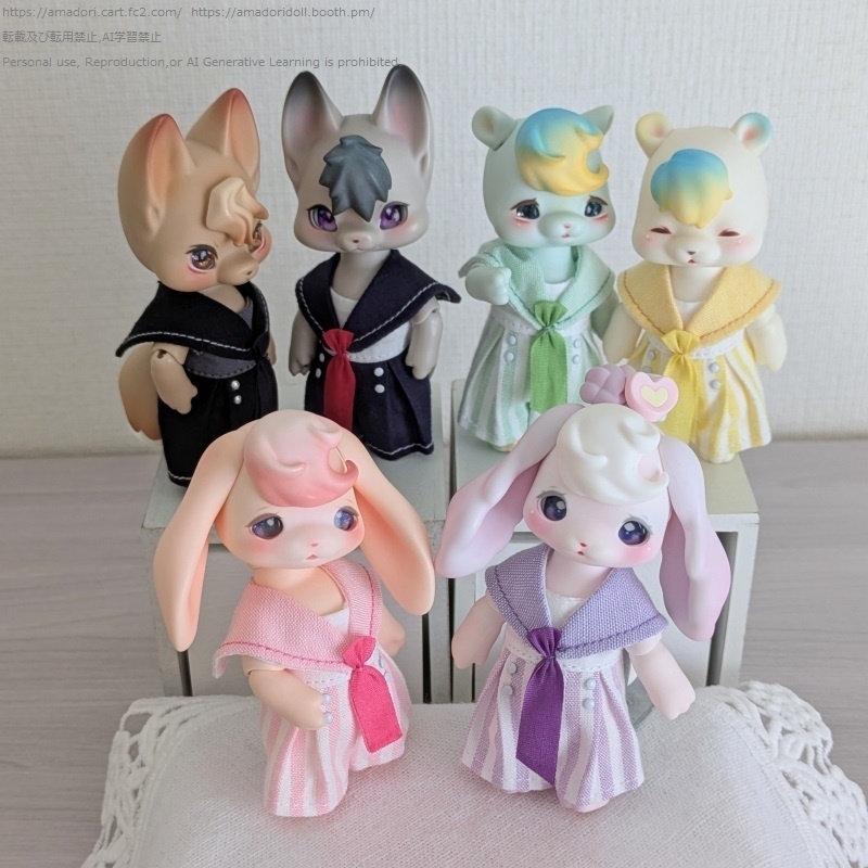 セーラーカラーのオールインワン