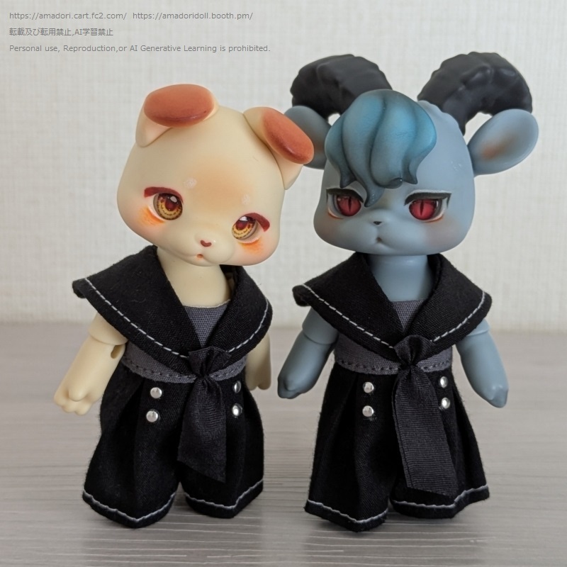 セーラーカラーのオールインワン