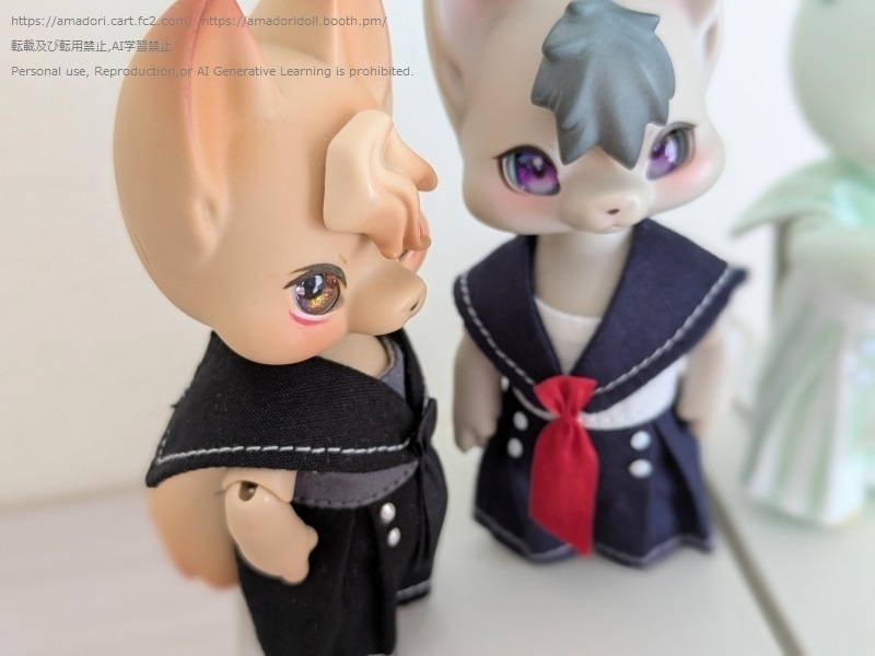 セーラーカラーのオールインワン