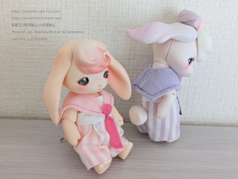 セーラーカラーのオールインワン