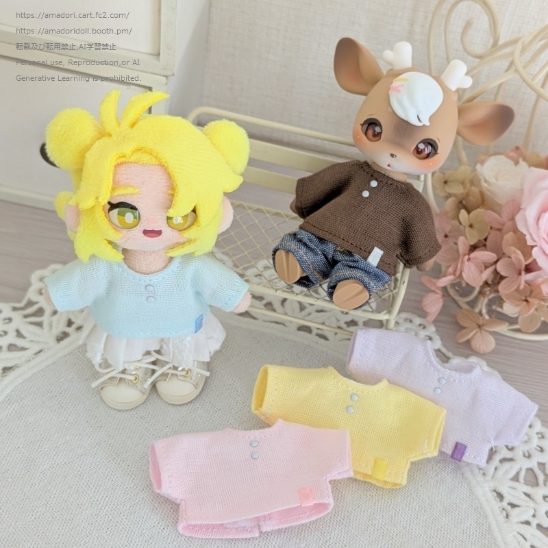 さらり ダブルガーゼのシャツ