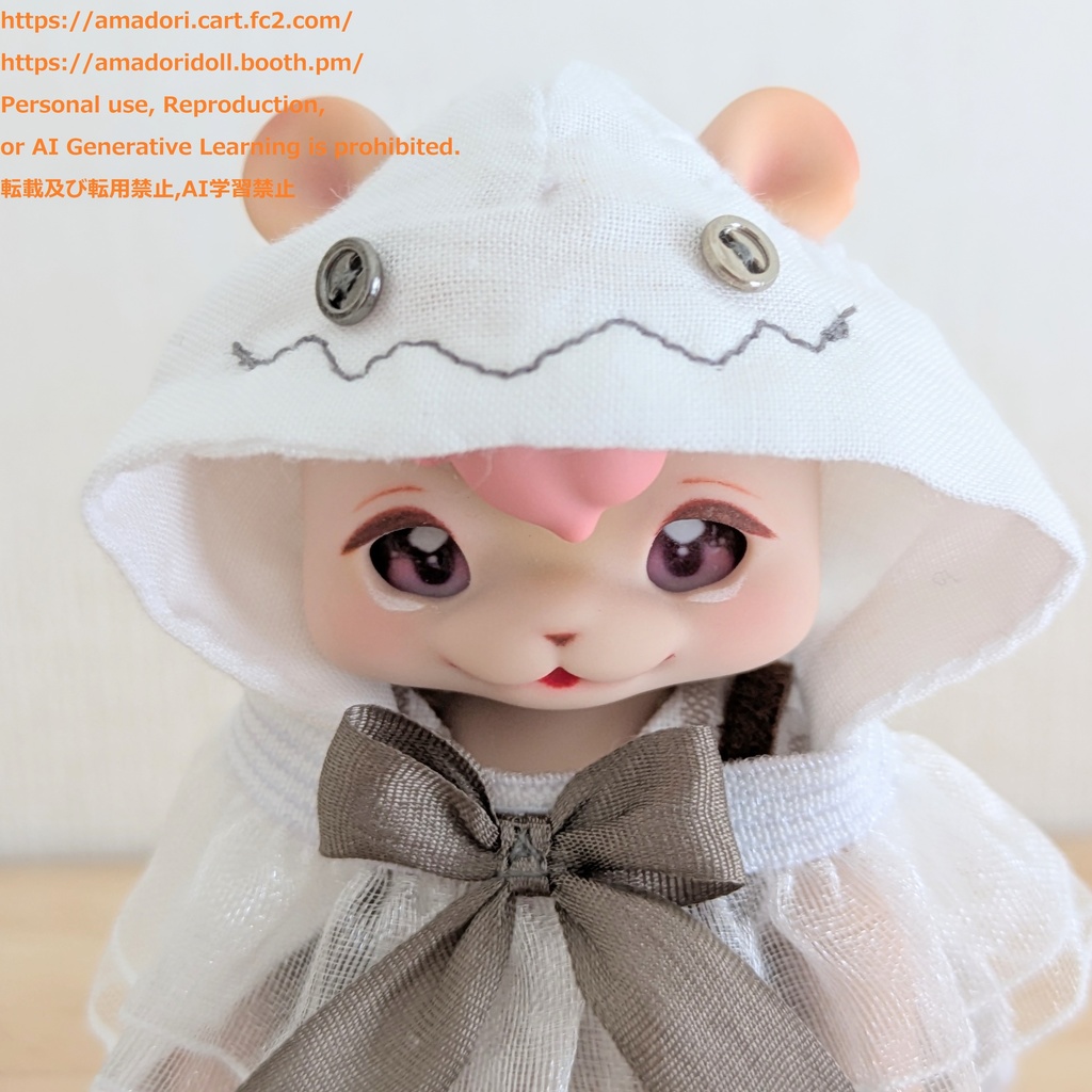 おみみがだせるおばけフードケープ