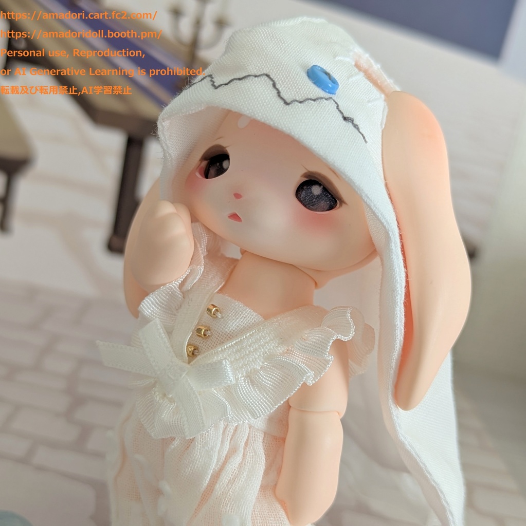 おみみがだせるおばけフードケープ