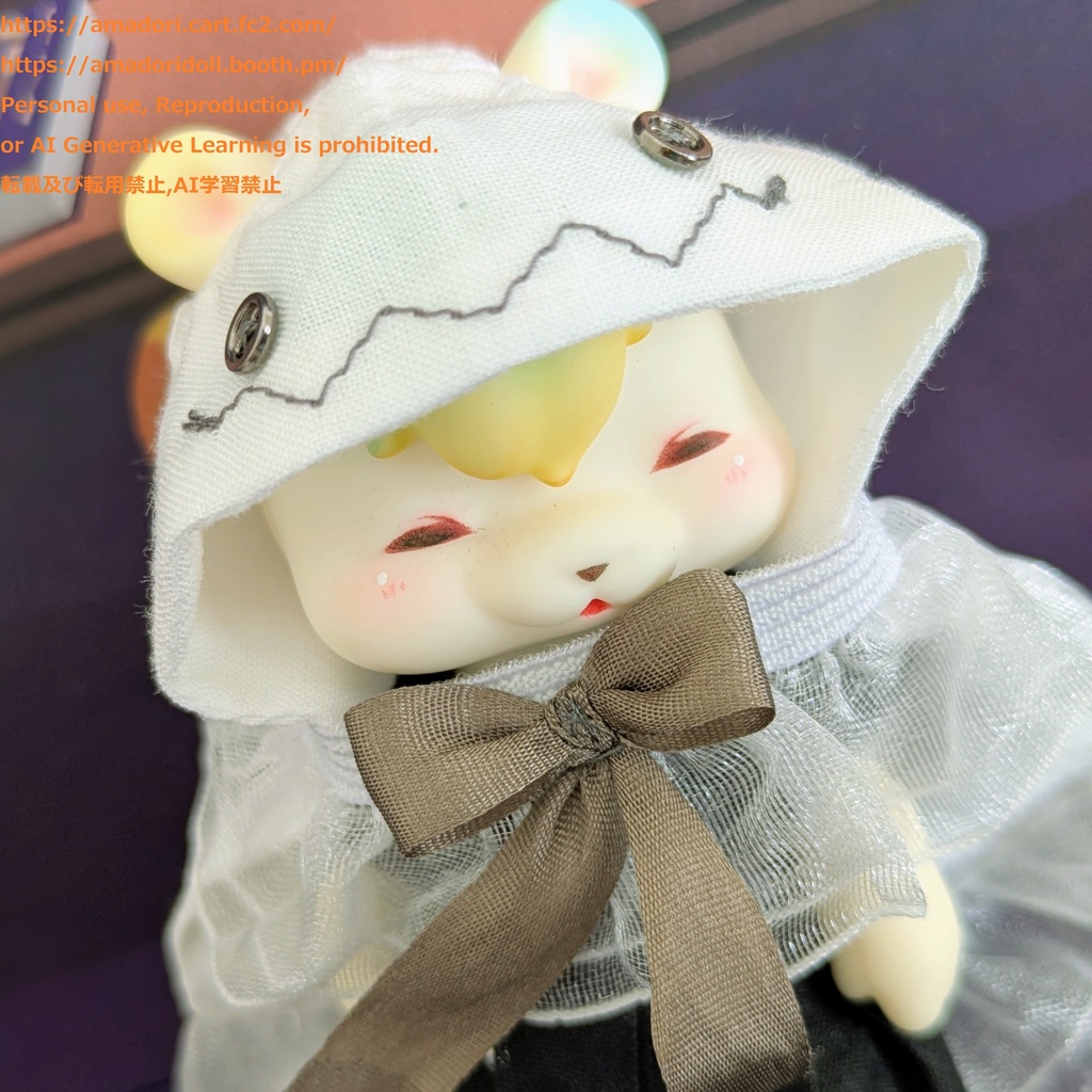 おみみがだせるおばけフードケープ