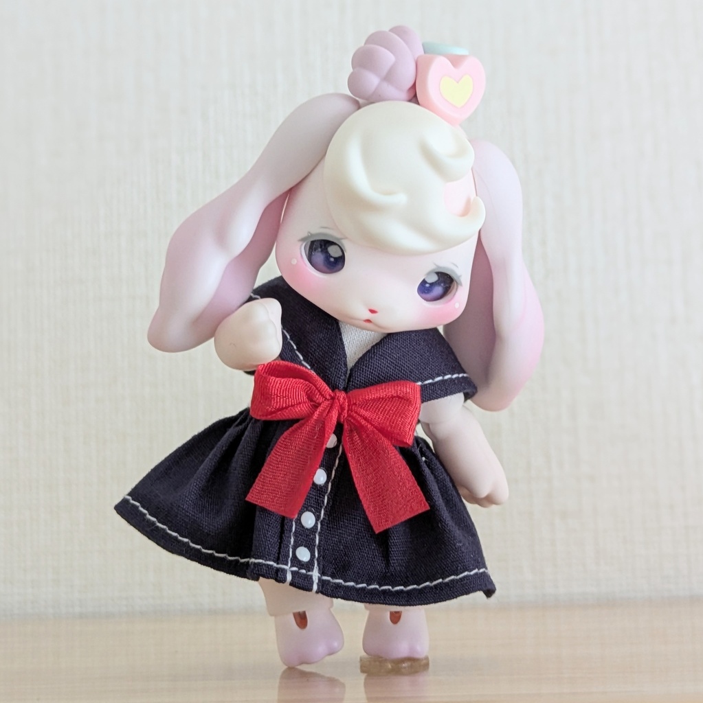 セーラーカラーのワンピース