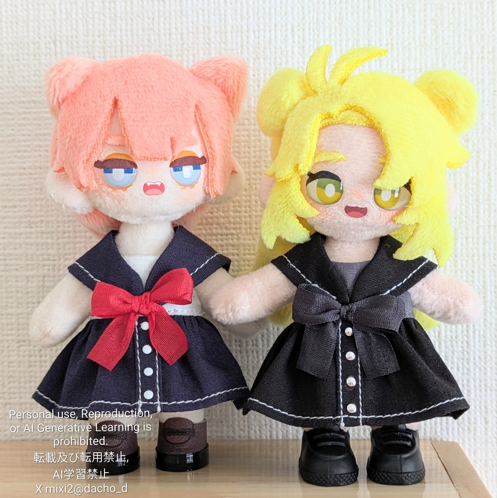 セーラーカラーのワンピース