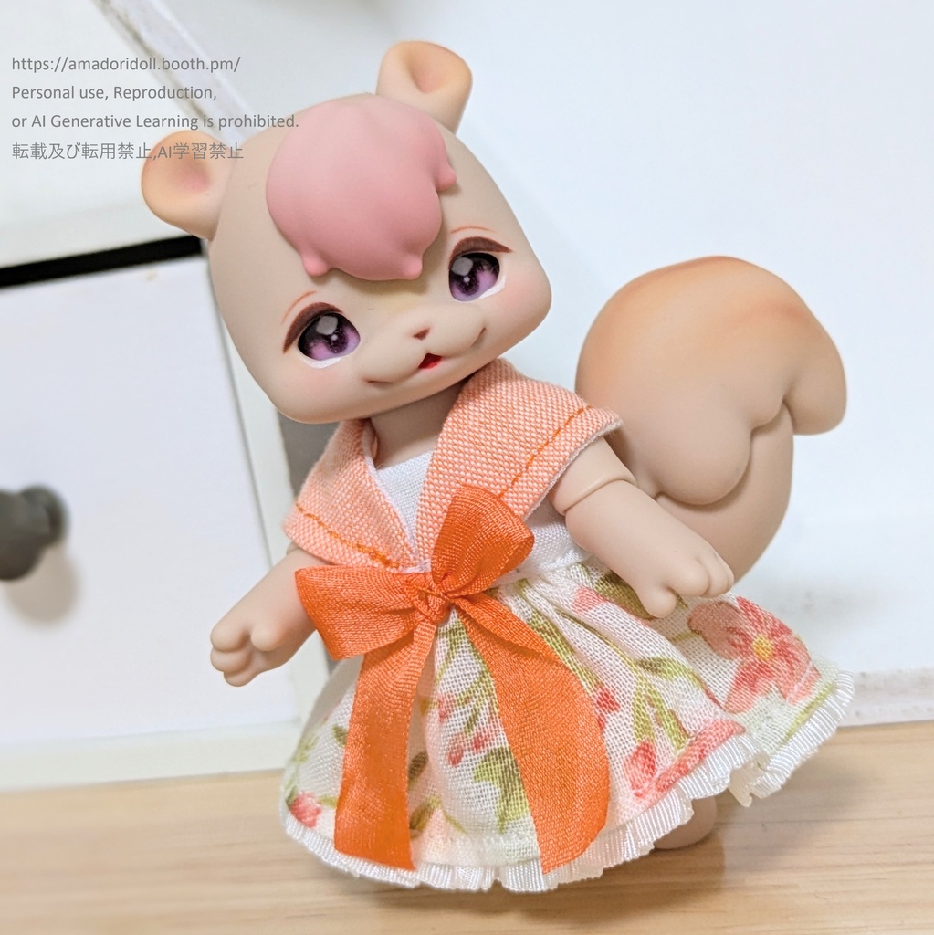 セーラーカラーのワンピース