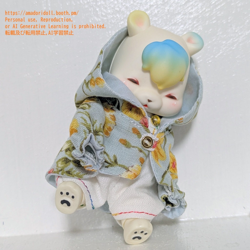 ボタニカルフードケープ 春カラー