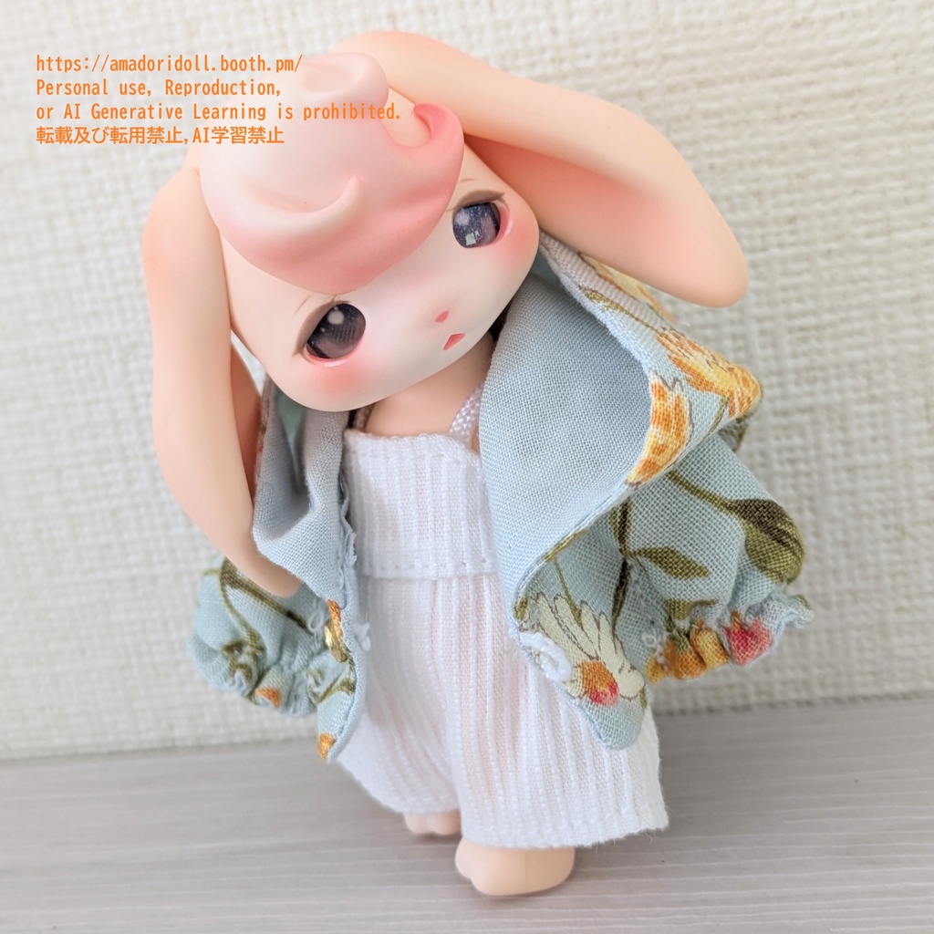 ボタニカルフードケープ 春カラー