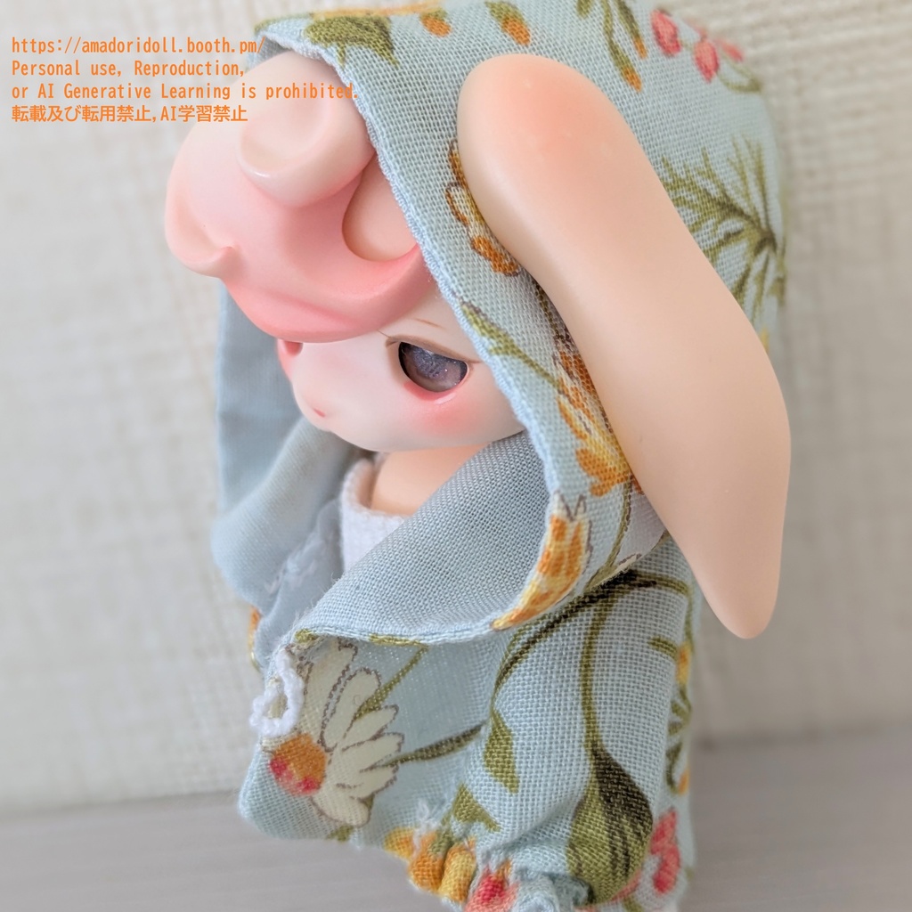 ボタニカルフードケープ 春カラー