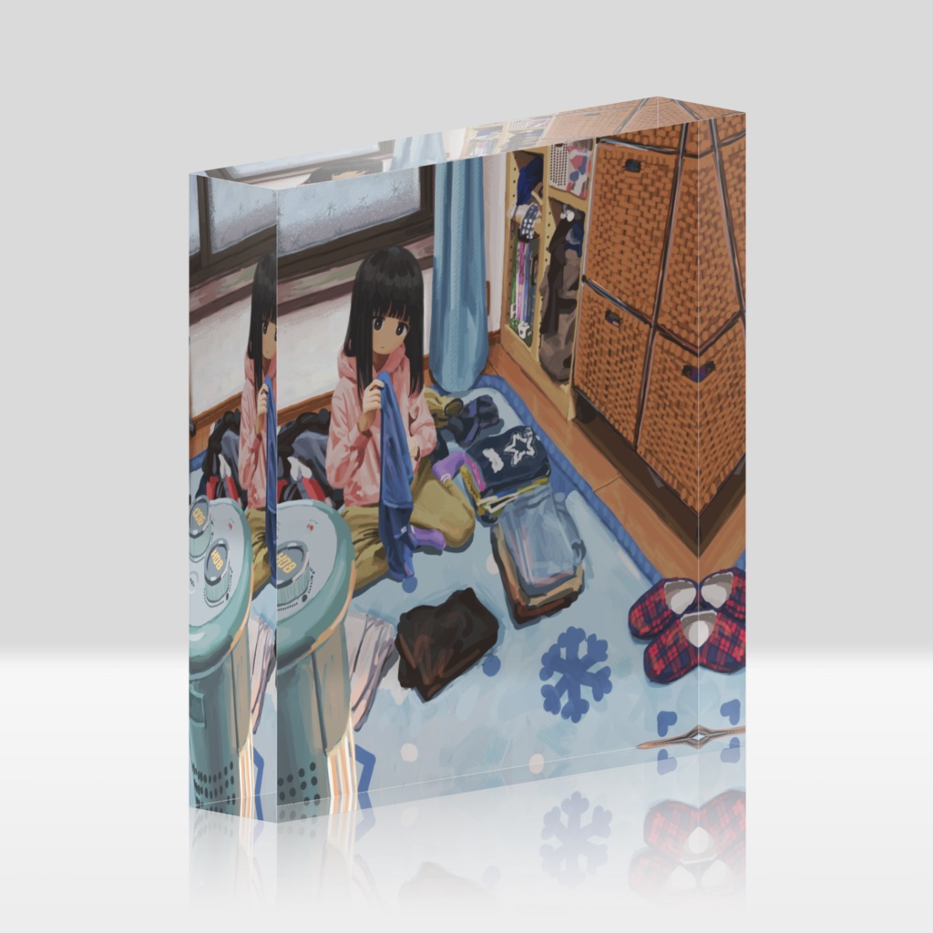 「もうすぐクリスマスだから」　アクリルブロック