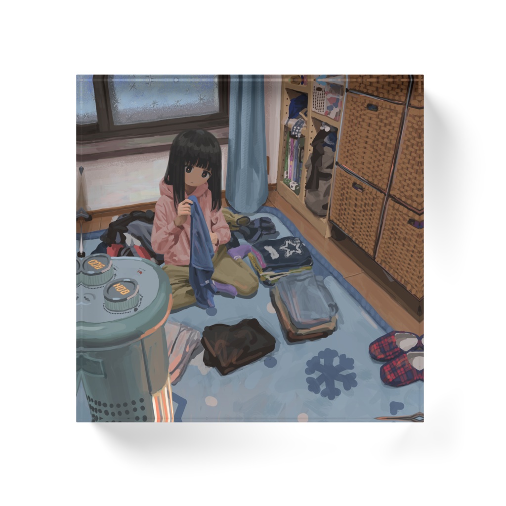 「もうすぐクリスマスだから」 アクリルブロック