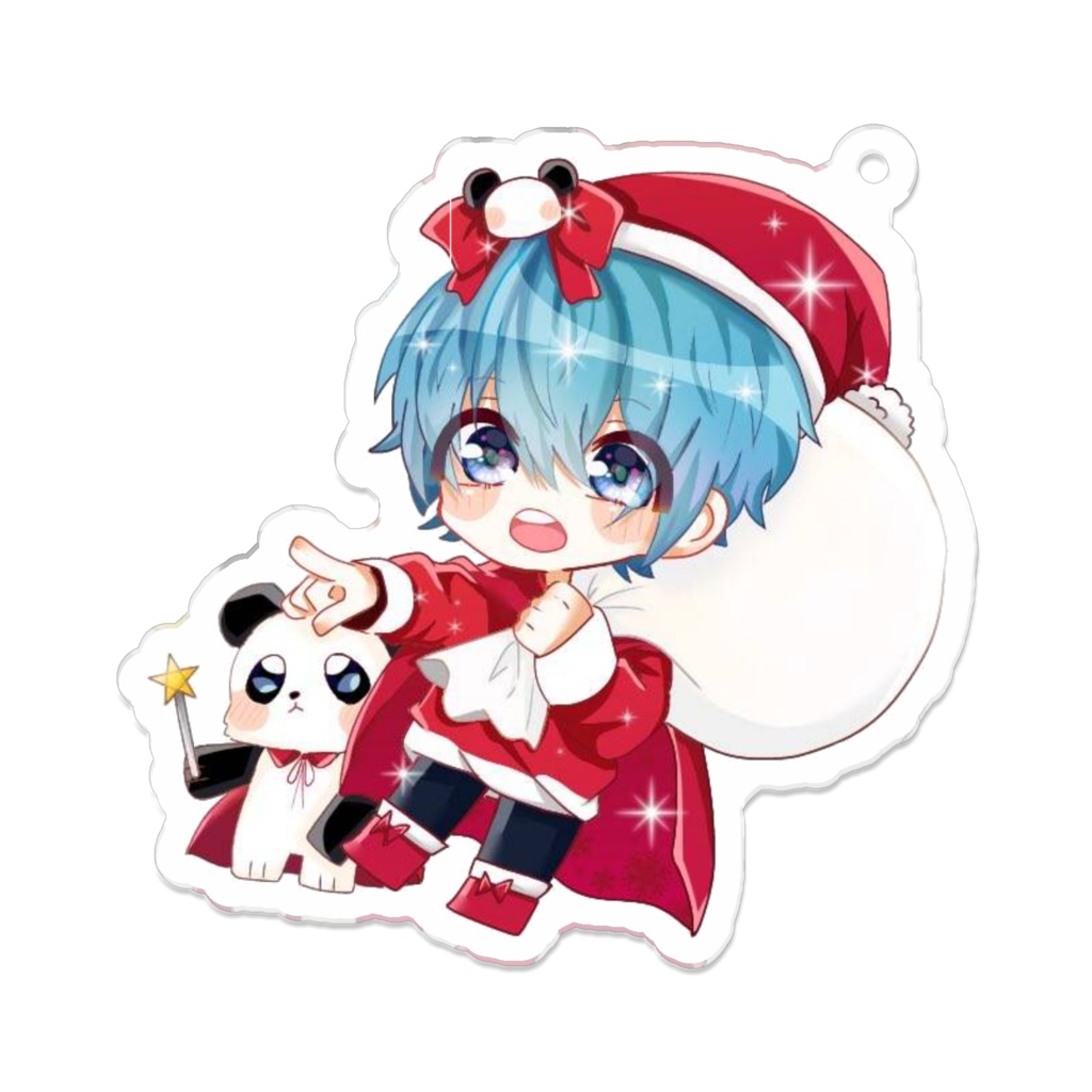 クリスマス限定アクキーサンタしゅうと70×70