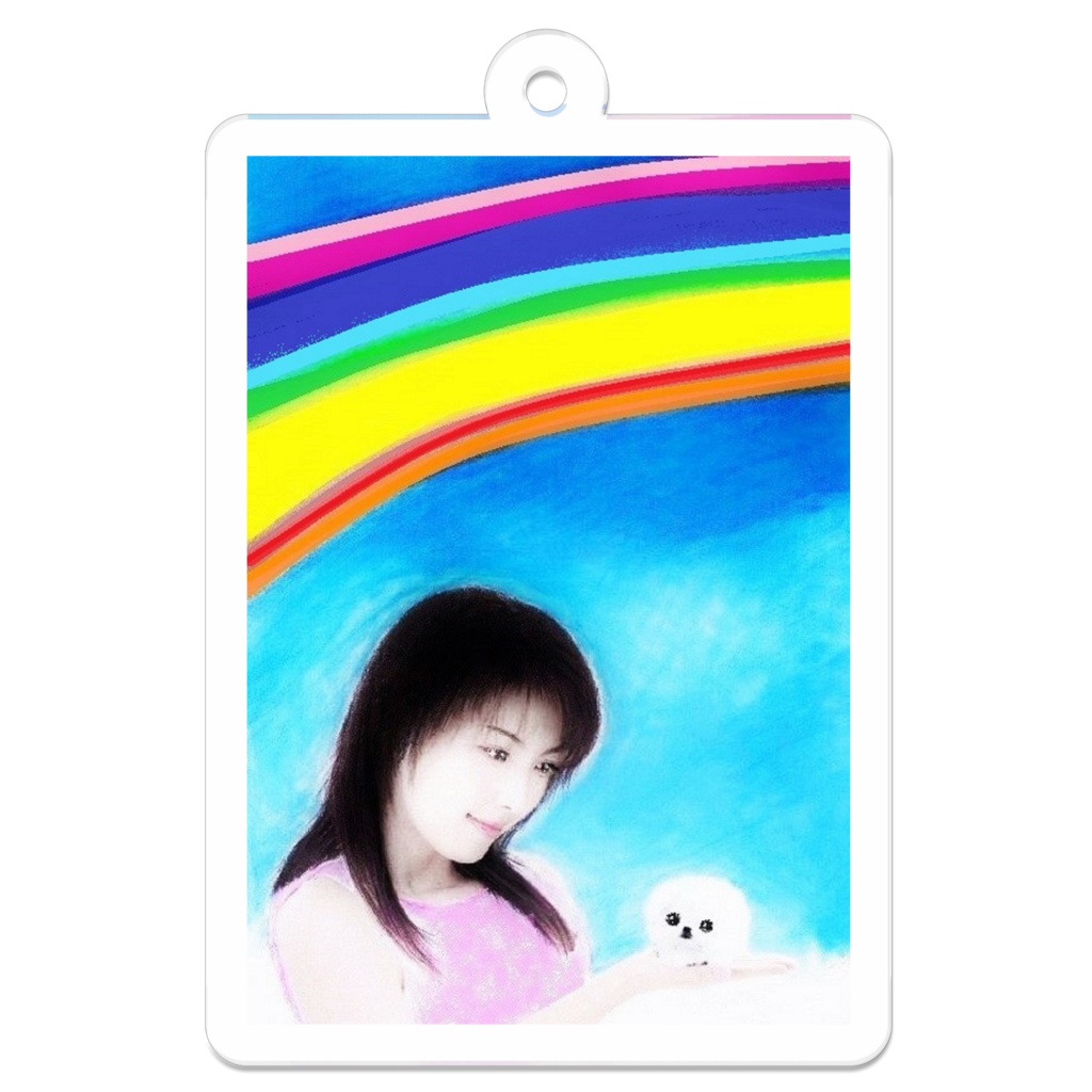 女性とポメラニアンの子犬