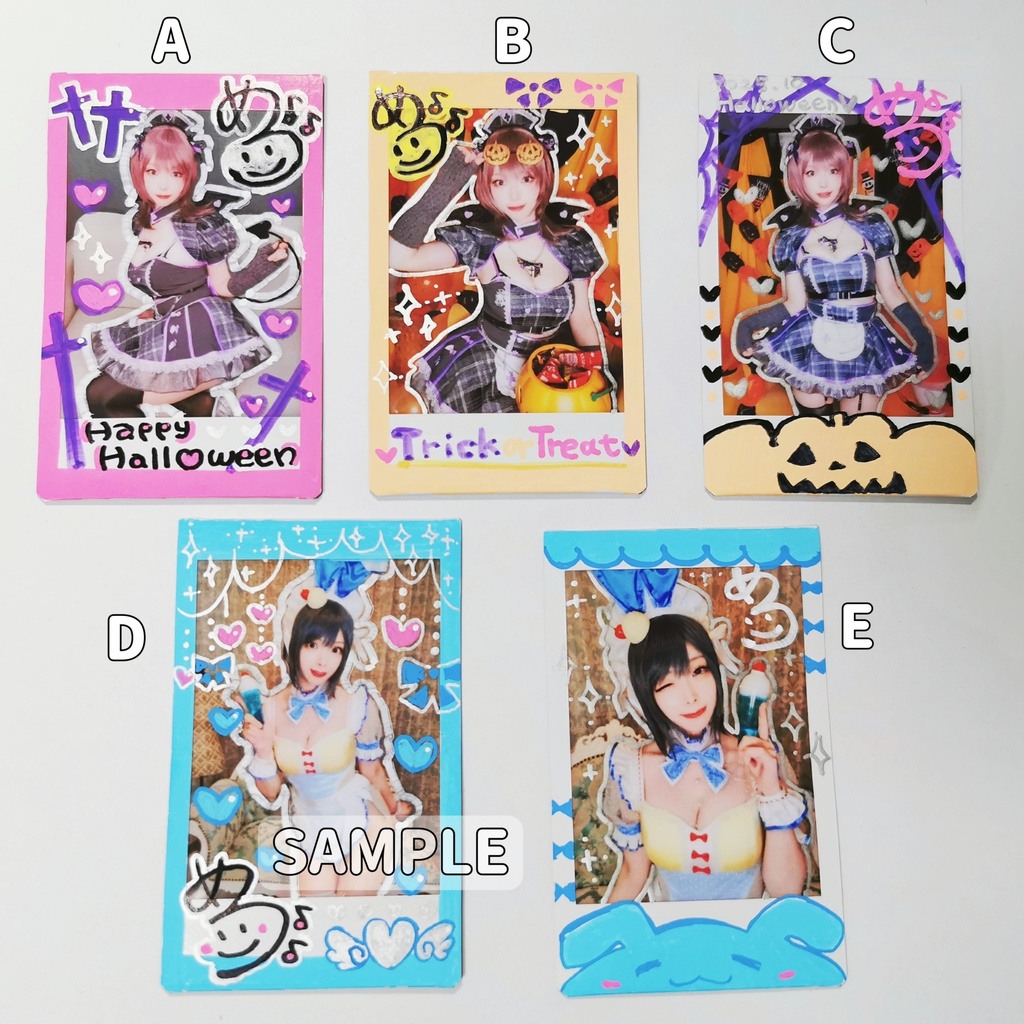 【販売期間終了】ハロウィンらくがきチェキ