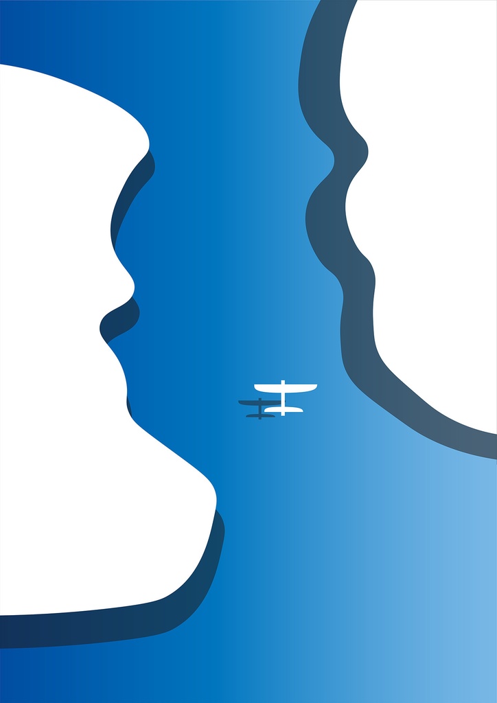 ソロⅠ（海を飛ぶ飛行機）。。