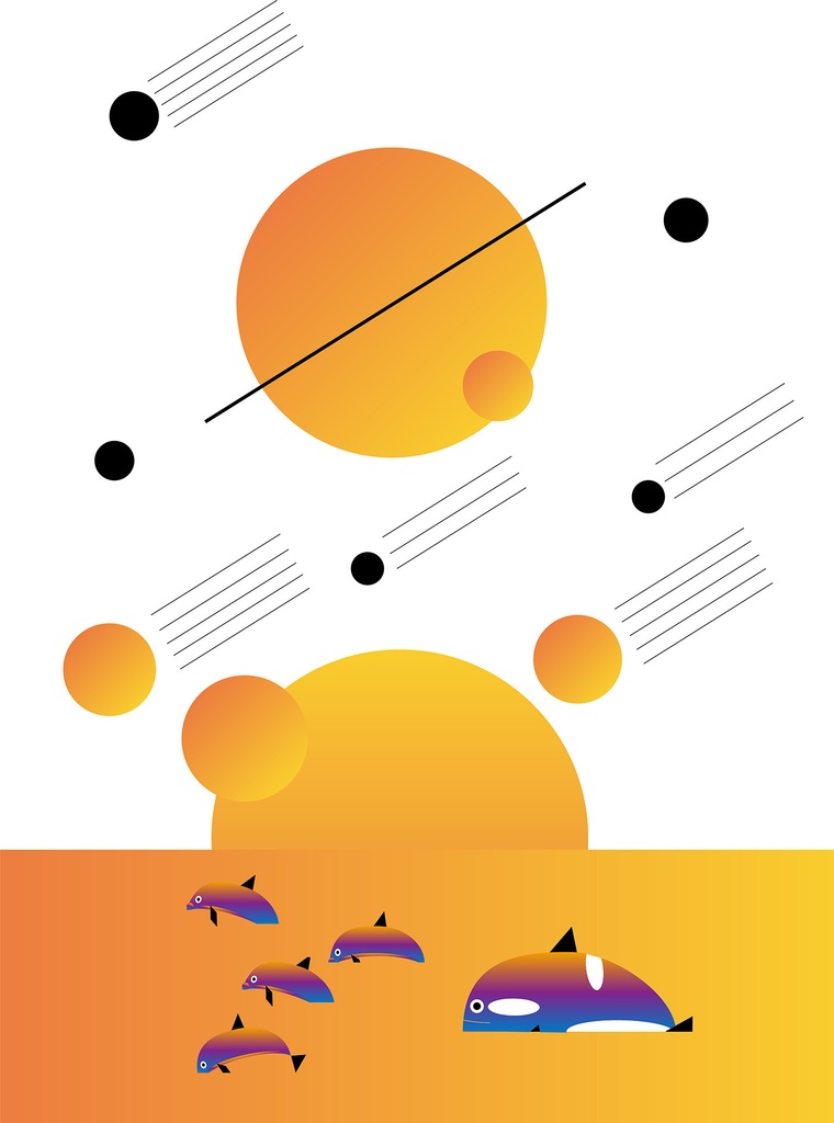 惑星と金色の海。。