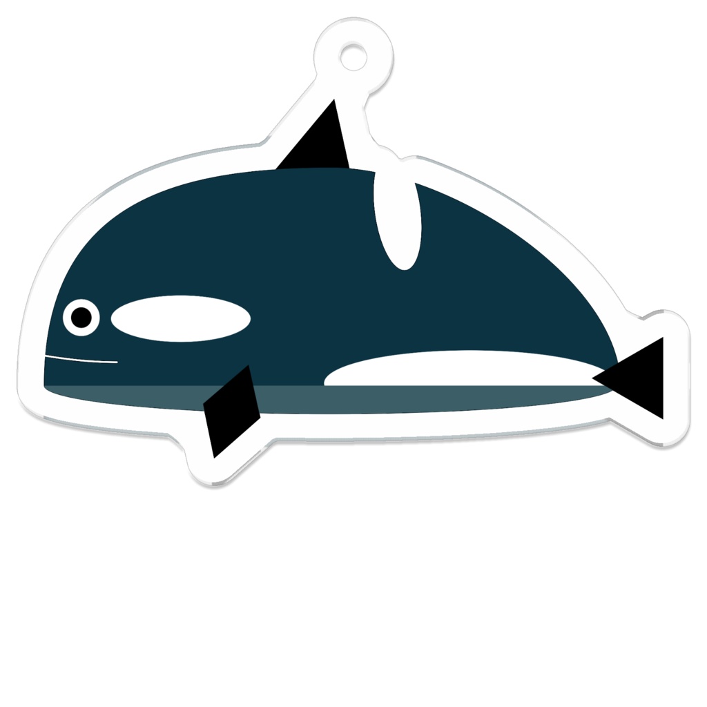 シャチ・アクリルキーホルダー