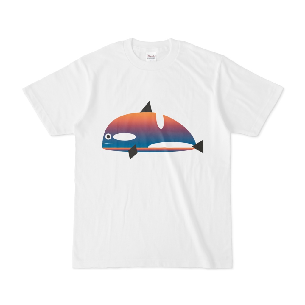 シャチ・Ｔシャツ（グラデーション）