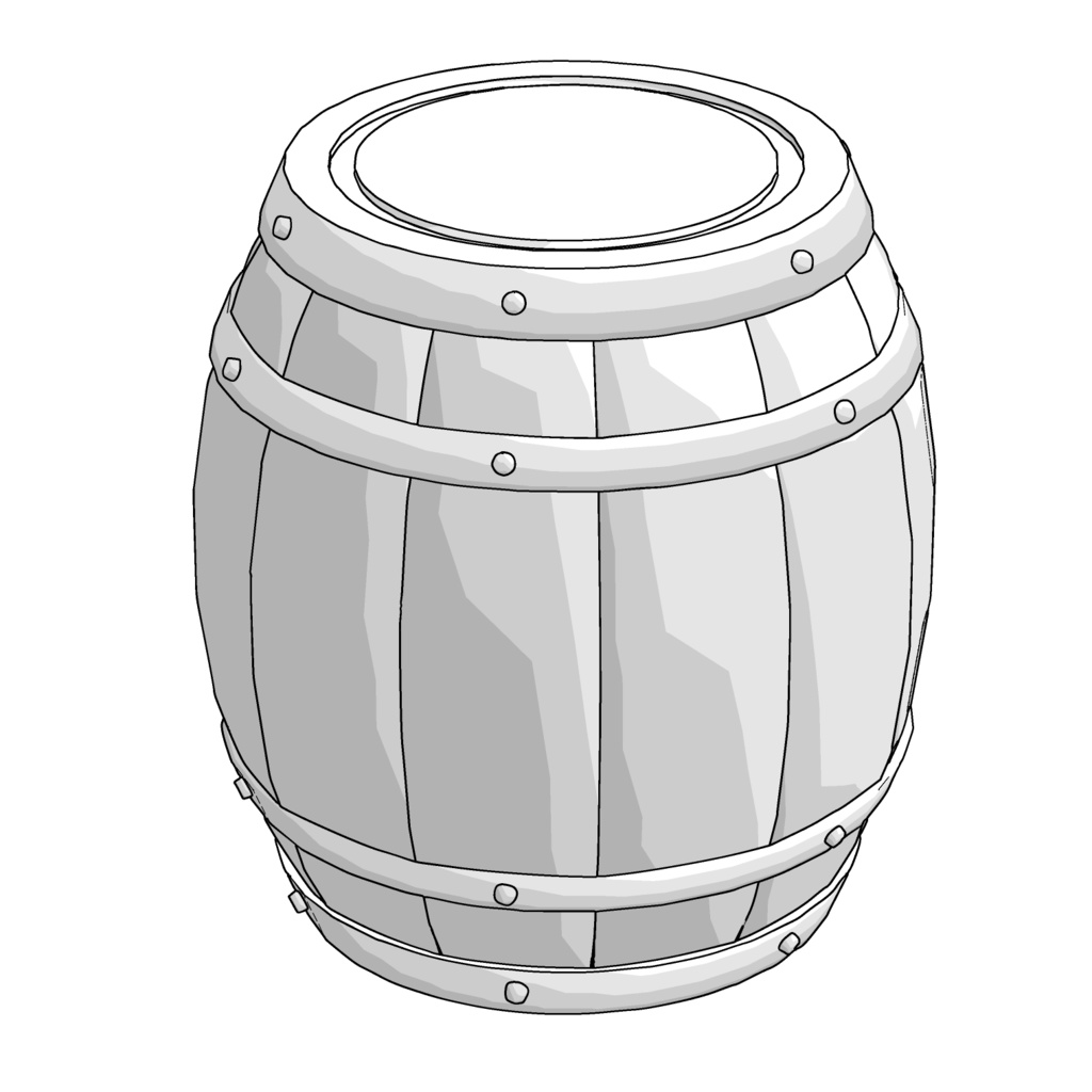 【3D】小物/タル