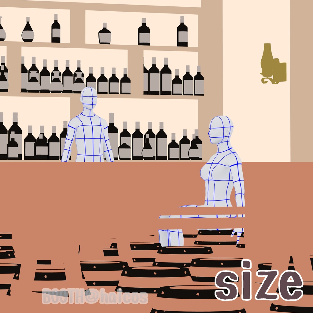 【3D】舞台/酒場