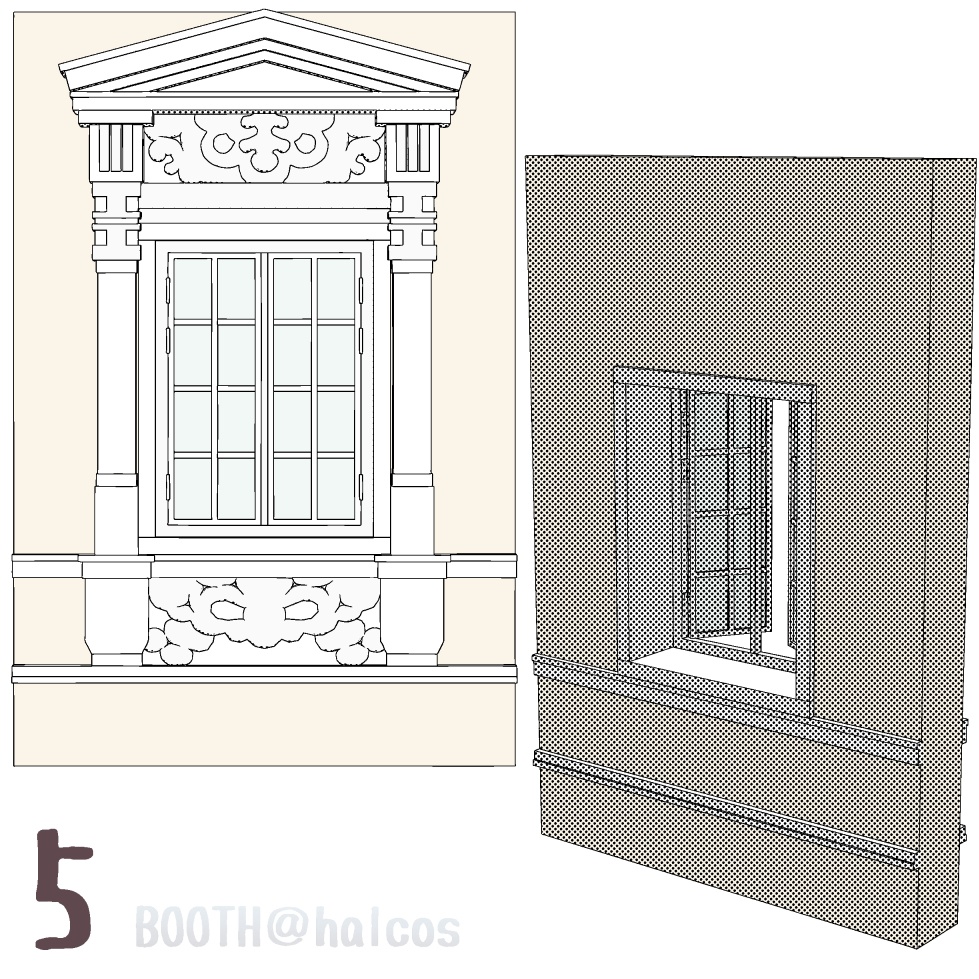【3D】小道具/外国の窓(9種)