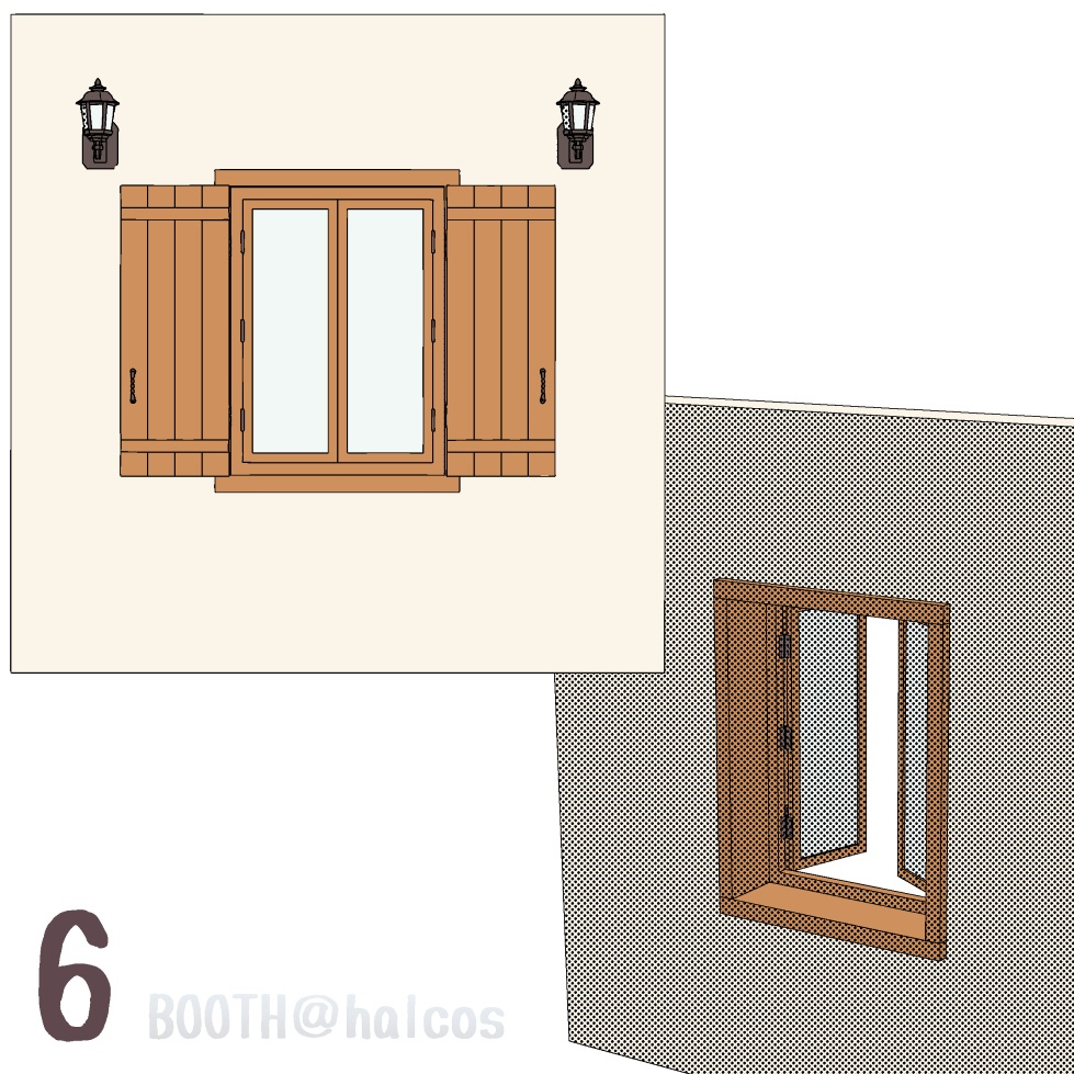 【3D】小道具/外国の窓(9種)