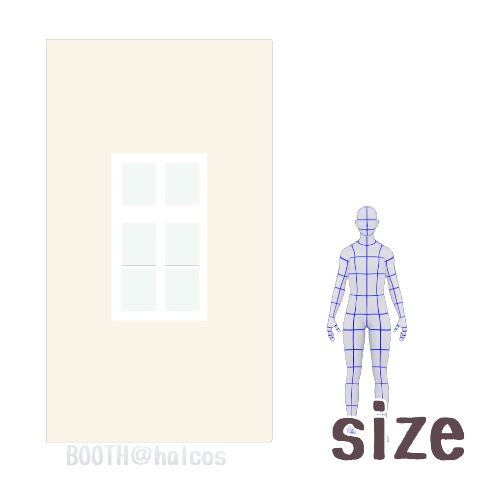 【3D】小道具/外国の窓(9種)