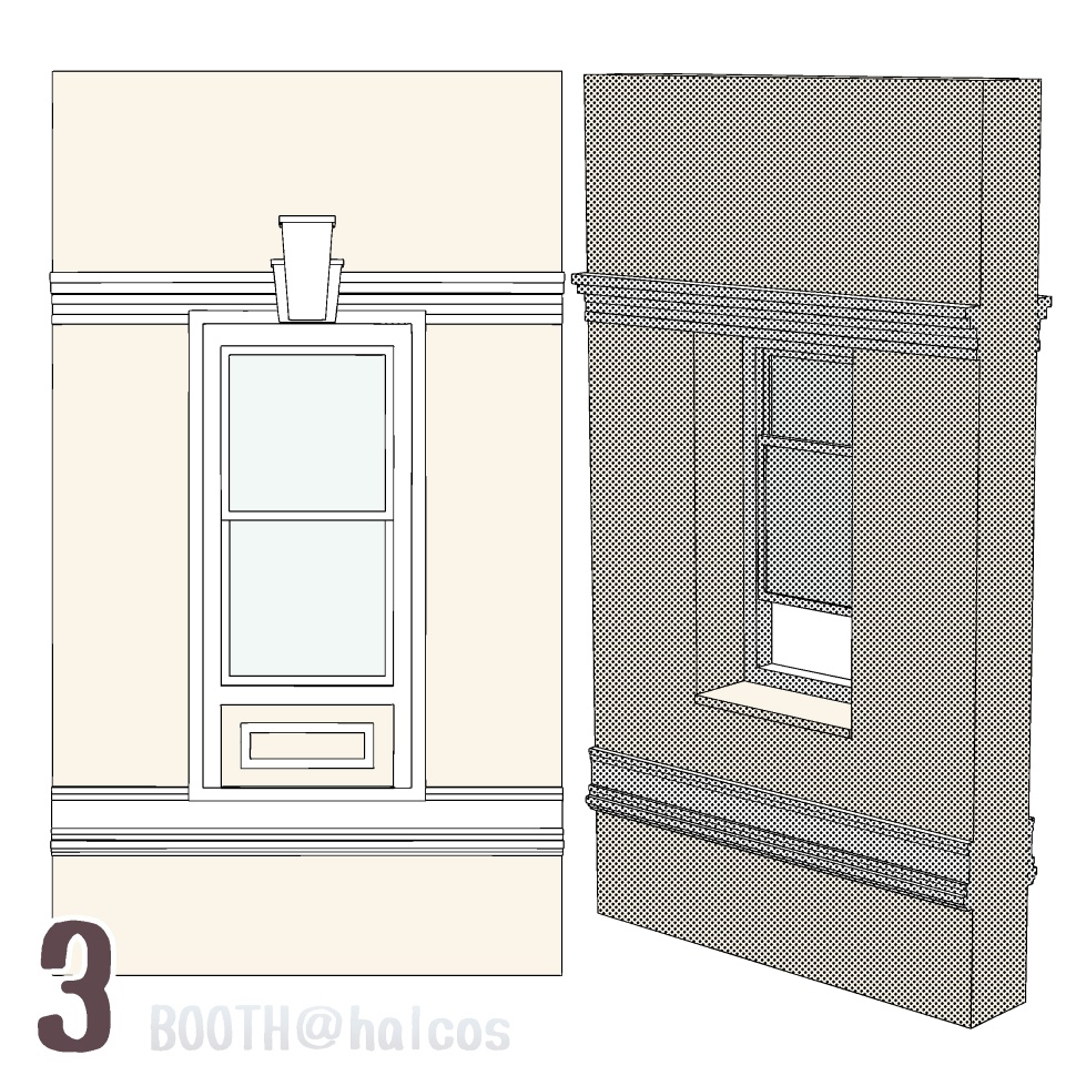 【3D】小道具/外国の窓(9種)