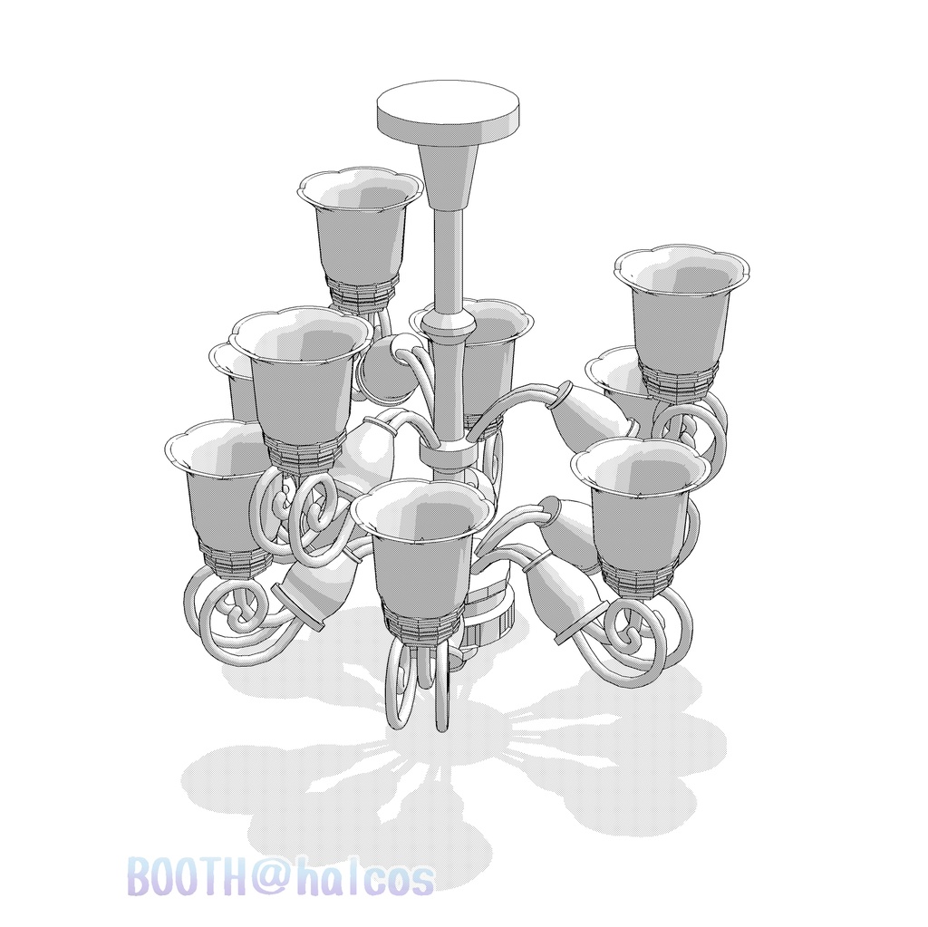 【3D】照明/シャンデリア