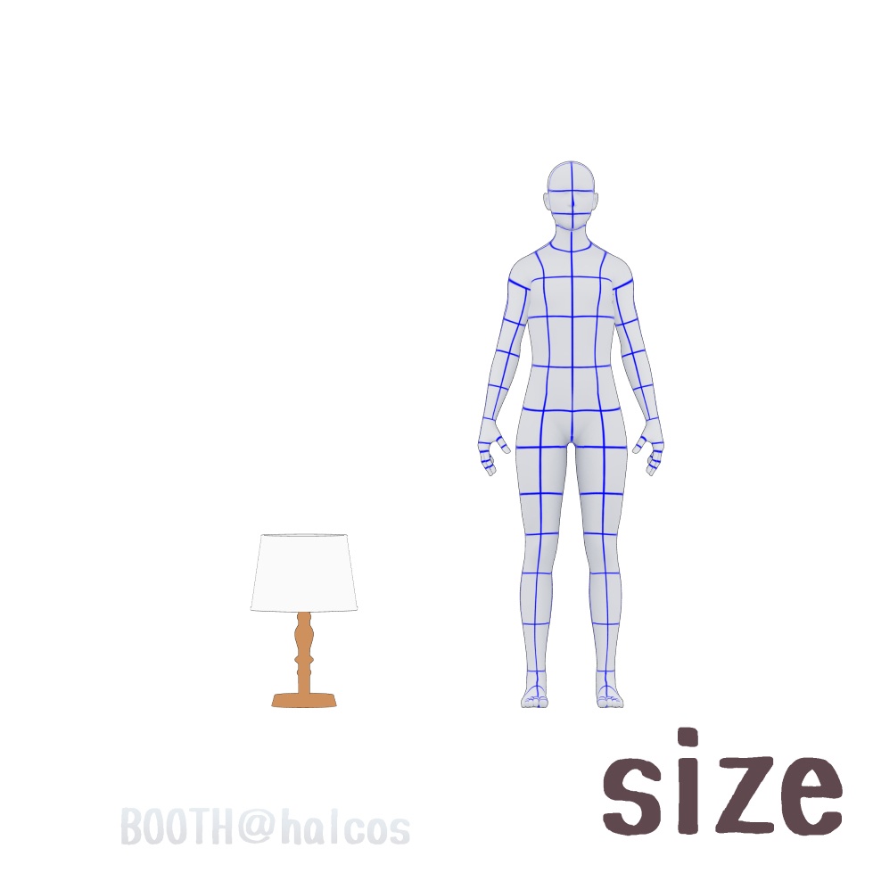 【3D】照明/テーブルランプ(7種)