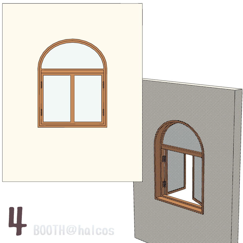 【3D】小道具/シンプルな窓(全10種)