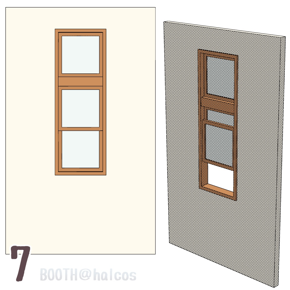 【3D】小道具/シンプルな窓(全10種)