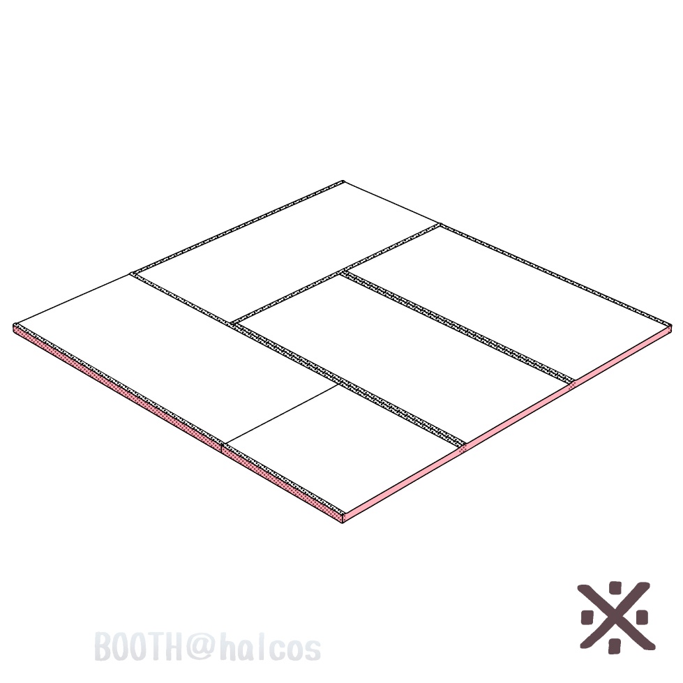 【3D】小道具/畳/不祝儀敷き/1~12畳/京間/中京間/江戸間/団地間