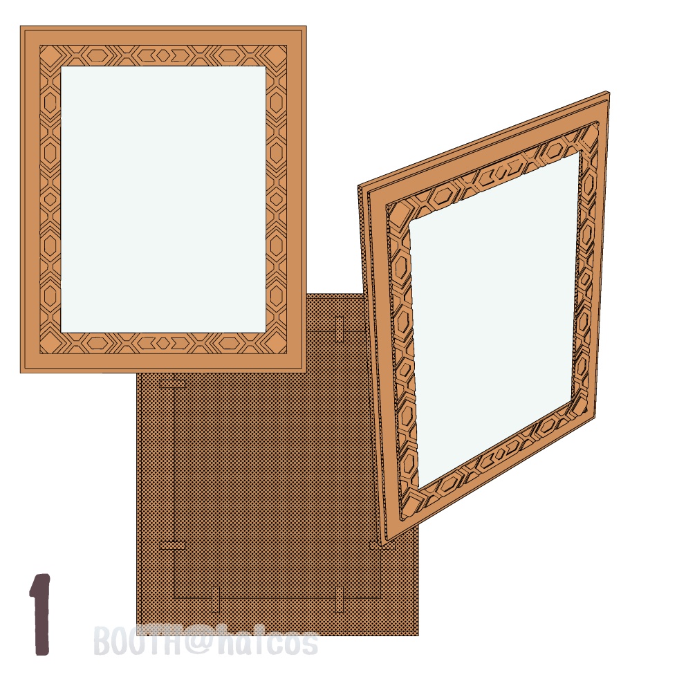 【3D】家具/額縁1-5