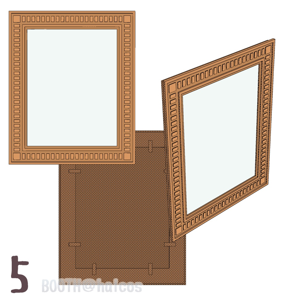 【3D】家具/額縁1-5
