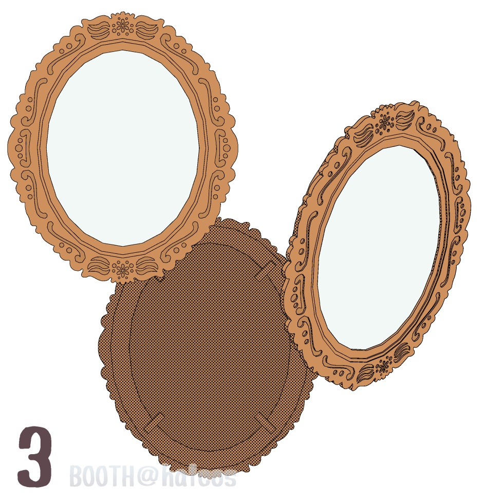 【3D】家具/額縁1-5