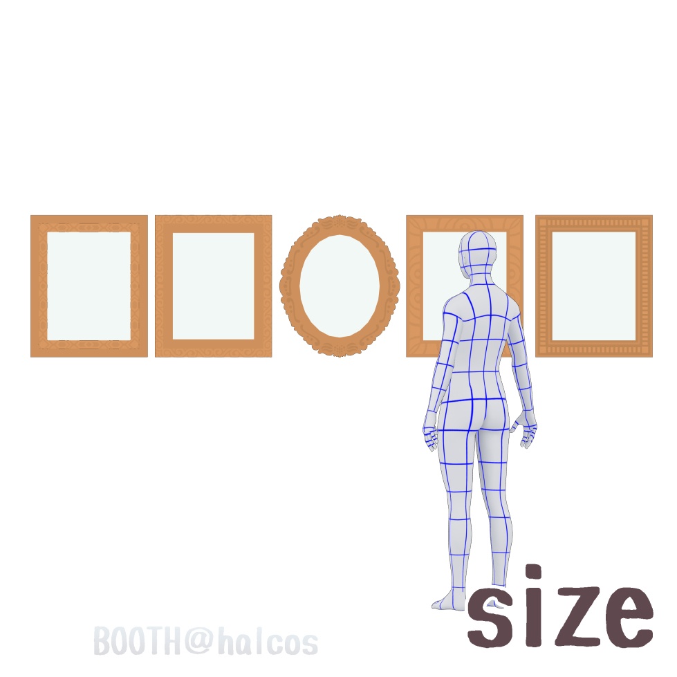 【3D】家具/額縁1-5