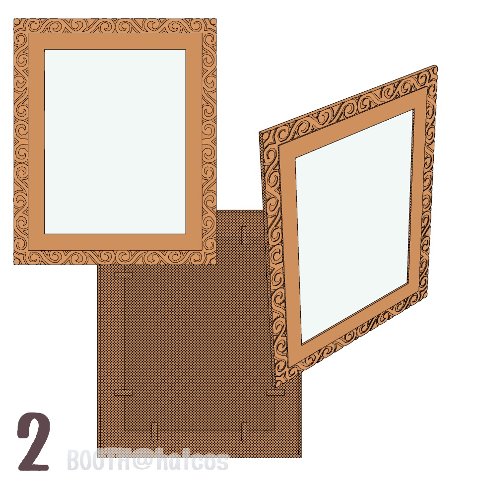 【3D】家具/額縁1-5