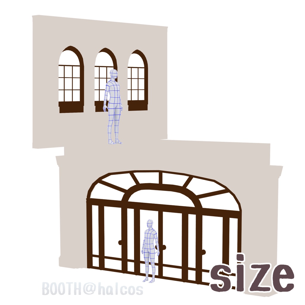 【3D】豪華な窓