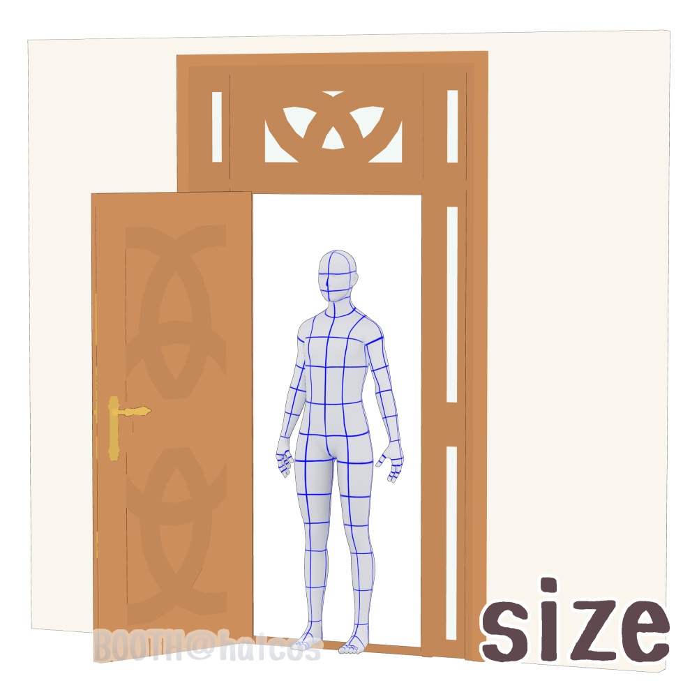 【3D】小道具/ドア/屋内用