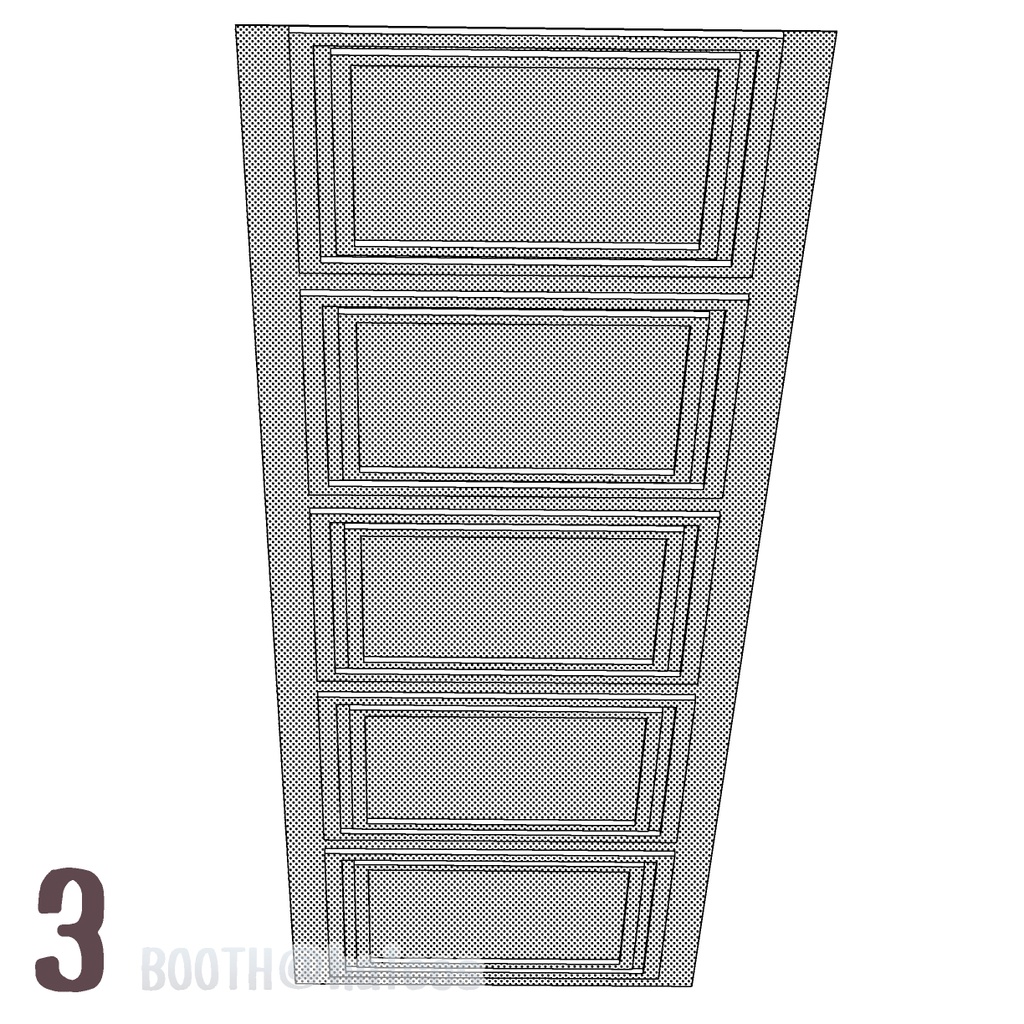 【3D】豪華な廊下